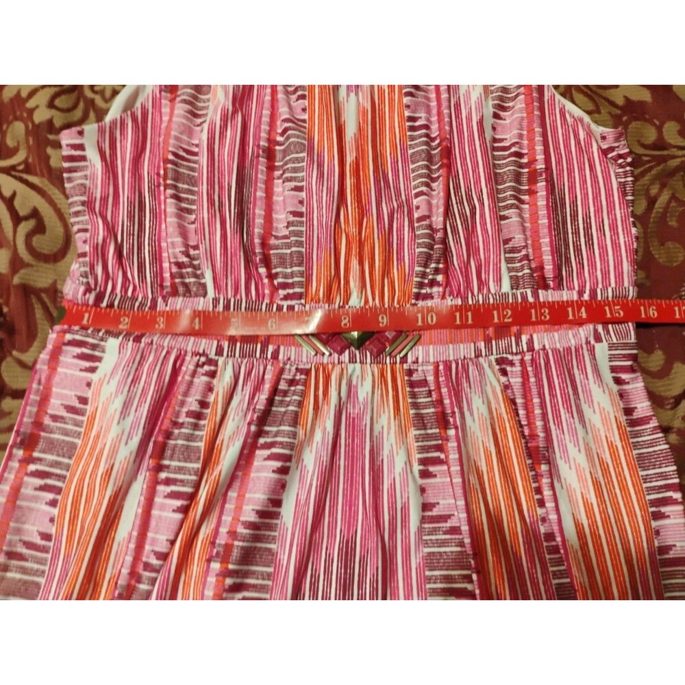 Women’s Ruby Rd Maxi Dress Medium Multi Colored Sleeveless - Picture 7 of 9